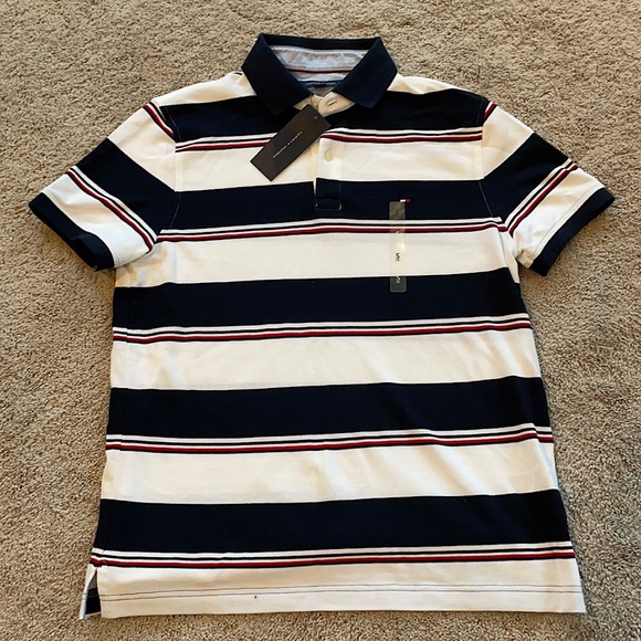 *NEW* Tommy Hilfiger button-down polo shirt - Picture 1 of 3